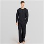 Tokyo Laundry Mens Payden Loungewear Set Black