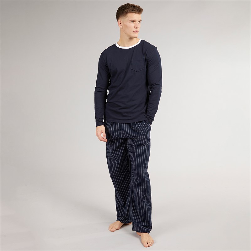 Tokyo Laundry Mens Laniis Loungewear Set Navy
