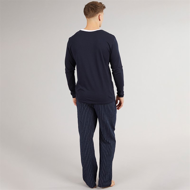 Tokyo Laundry Mens Laniis Loungewear Set Navy