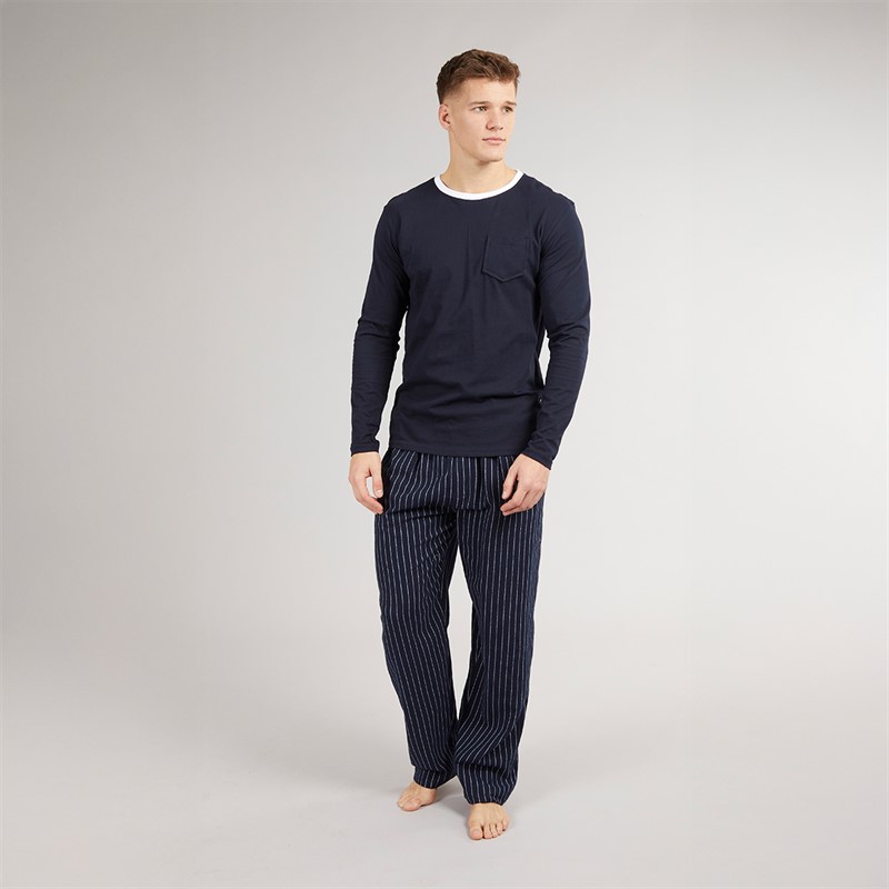Tokyo Laundry Mens Laniis Loungewear Set Navy