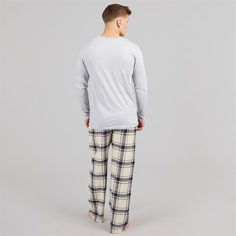 Tokyo Laundry Mens Dunow Loungewear Set Grey