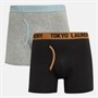 Tokyo Laundry Mens Abbots Two Pack Boxers Brown