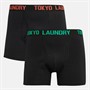 Tokyo Laundry Mens Walkers Two Pack Boxers Green