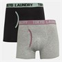 Tokyo Laundry Mens Abbots Two Pack Boxers Green
