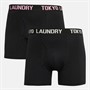 Tokyo Laundry Mens Walkers Two Pack Boxers Pink