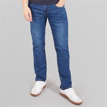 Tokyo Laundry Mens Shriner Straight Leg Jeans Indigo Wash