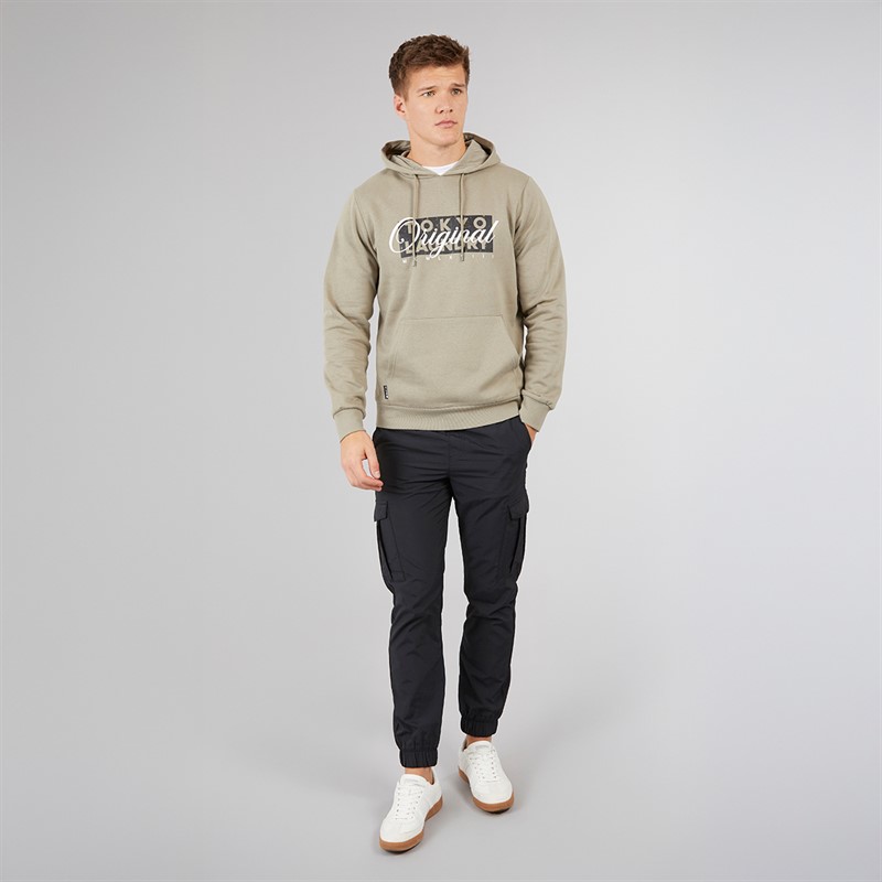 Tokyo Laundry Mens Cusick Nylon Cargo Pants Black