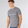 Tokyo Laundry Mens Carcle T-Shirt Grey