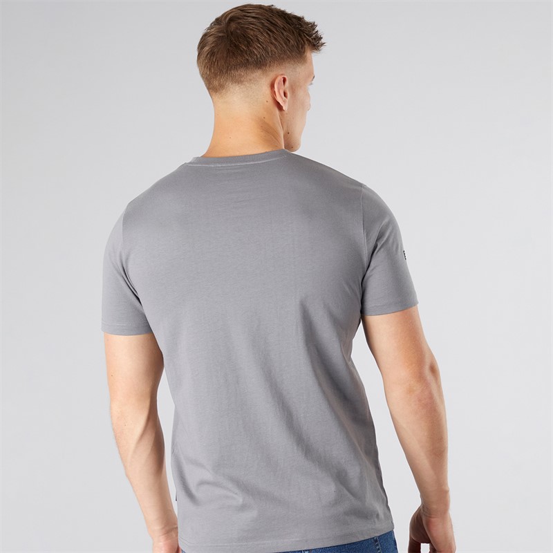 Tokyo Laundry Mens Carcle T-Shirt Grey