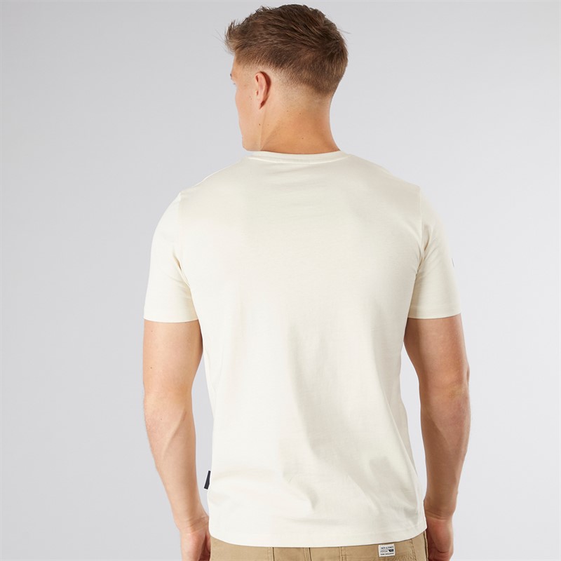 Tokyo Laundry Mens Carcle T-Shirt Stone