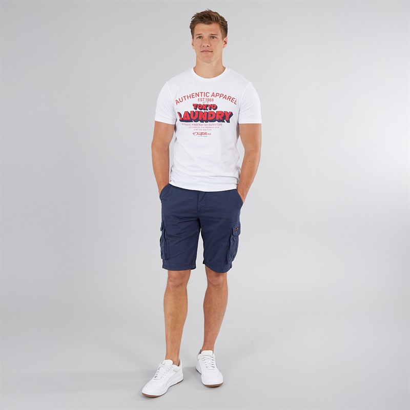 Tokyo Laundry Mens Cyprus T-Shirt White