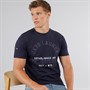 Tokyo Laundry Mens Lewes T-Shirt Navy