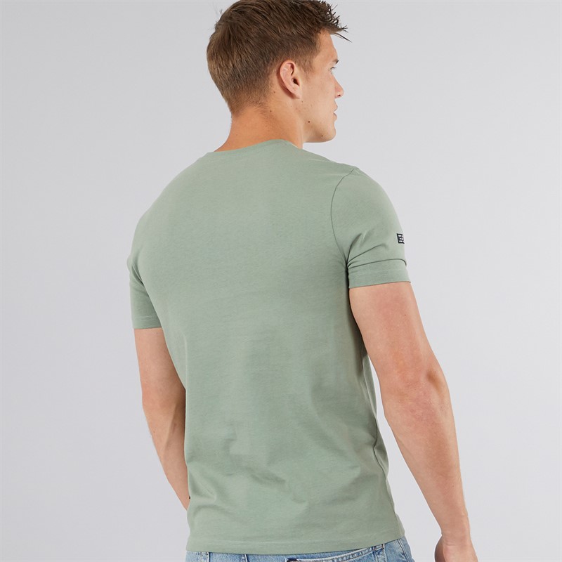 Tokyo Laundry Mens Lewes T-Shirt Green