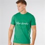 Tokyo Laundry Mens Carcle T-Shirt Green