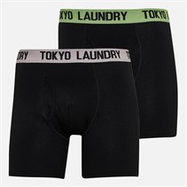 Tokyo Laundry Mens Two Pack Long Boxers Pack C