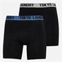 Tokyo Laundry Mens Two Pack Long Boxers Pack B
