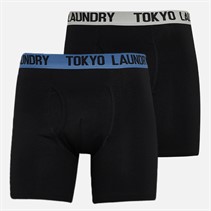 Tokyo Laundry Mens Two Pack Long Boxers Pack B