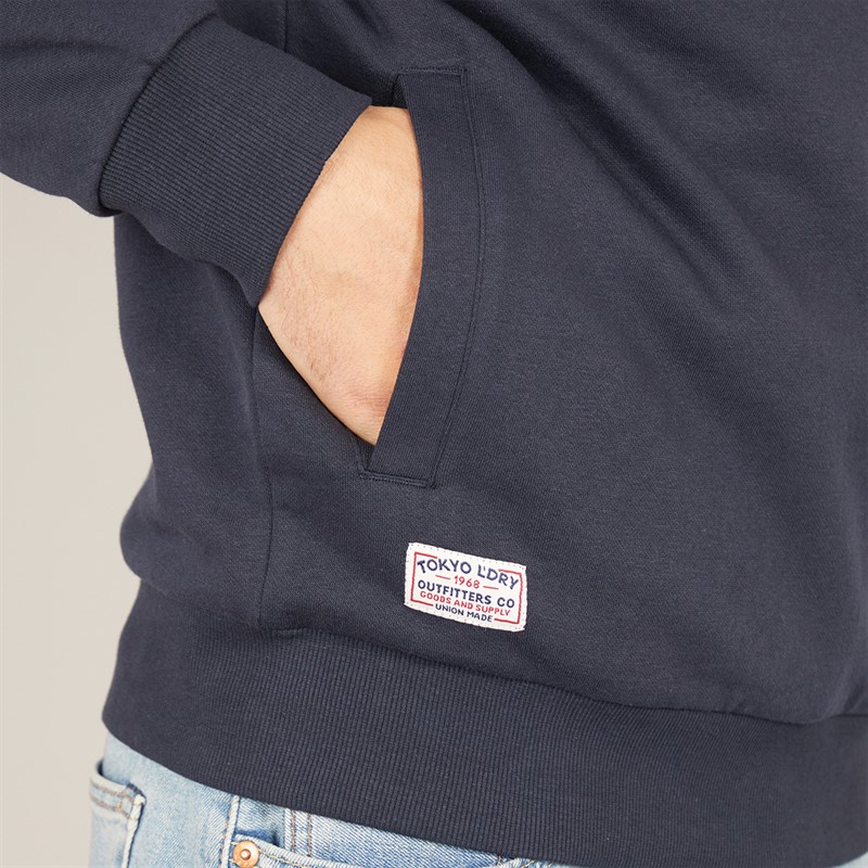 Tokyo Laundry Mens Haig Hoodie Navy