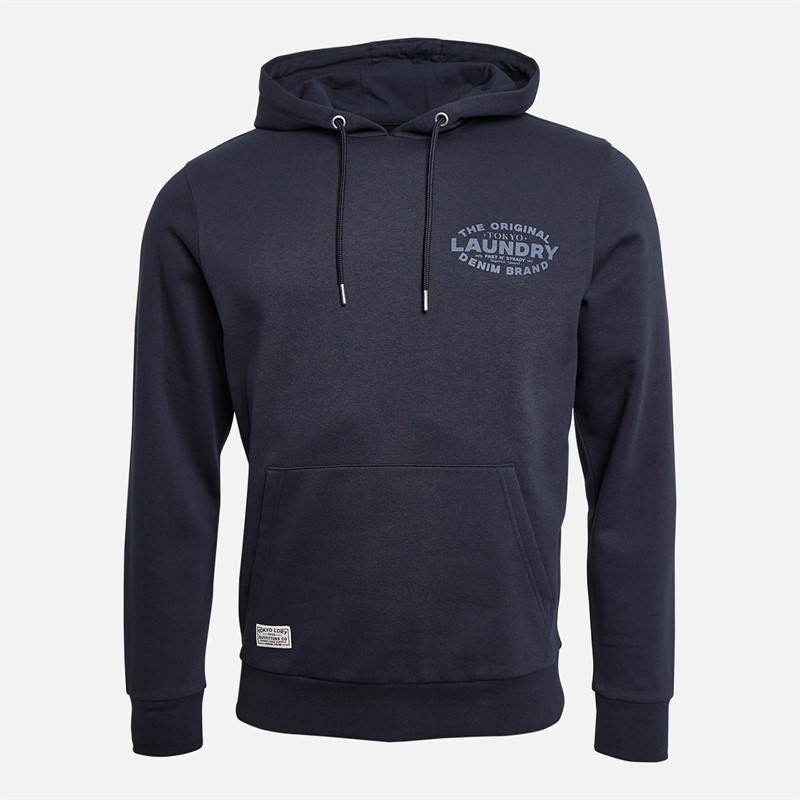 Tokyo Laundry Mens Balmoral Hoodie Navy