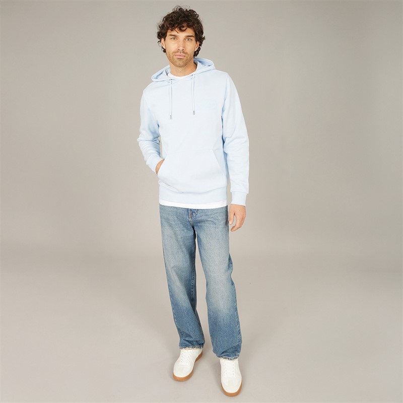Tokyo Laundry Mens Balmoral Hoodie Light Blue