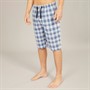 Tokyo Laundry Mens Makin Woven Checked Lounge Shorts Blue