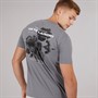 Tokyo Laundry Mens Redact T-Shirt Grey