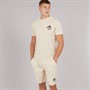 Tokyo Laundry Mens Tokyo Beach T-Shirt And Shorts Set Stone
