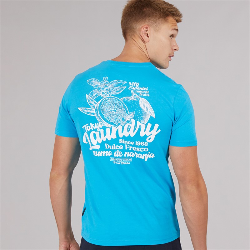 Tokyo Laundry Mens Arlington T-Shirt Blue