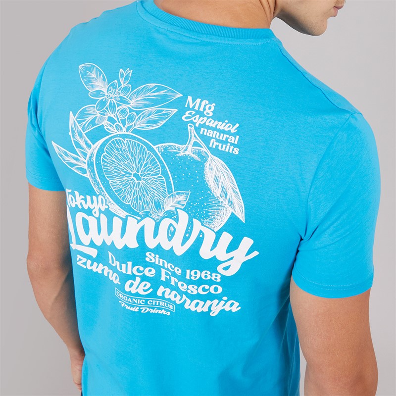 Tokyo Laundry Mens Arlington T-Shirt Blue