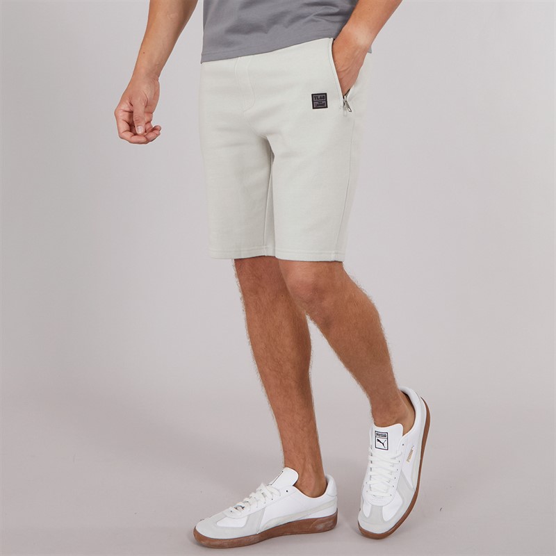 Tokyo Laundry Mens Invective Shorts Light Grey - Size M