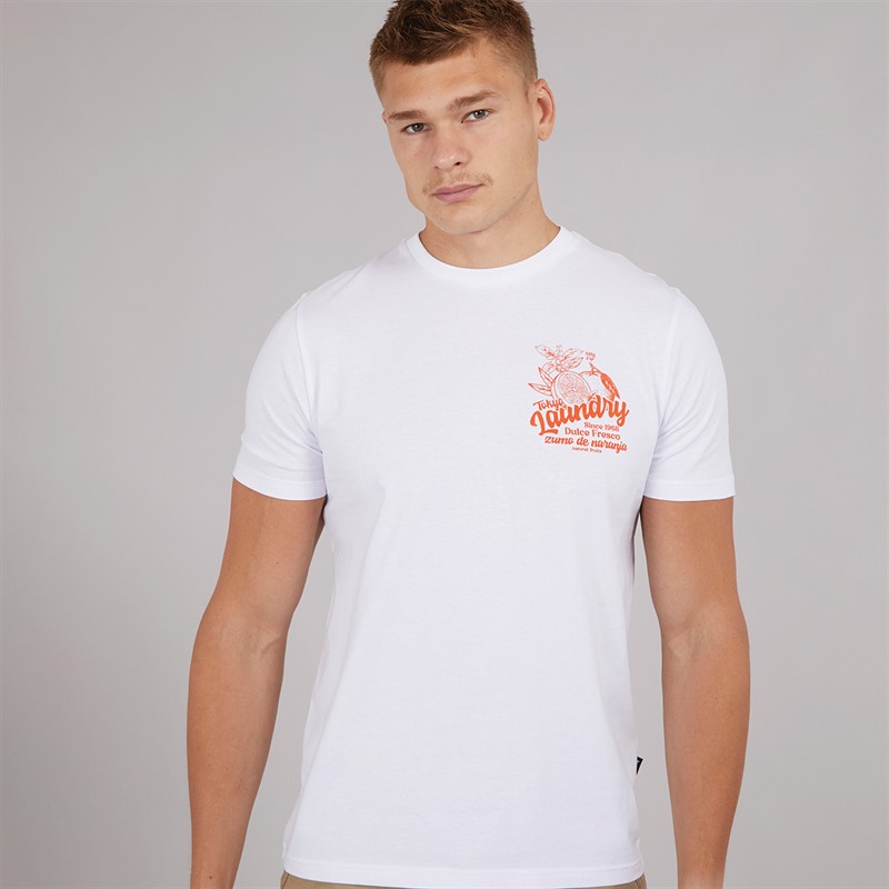 Tokyo Laundry Mens Arlington T-Shirt White