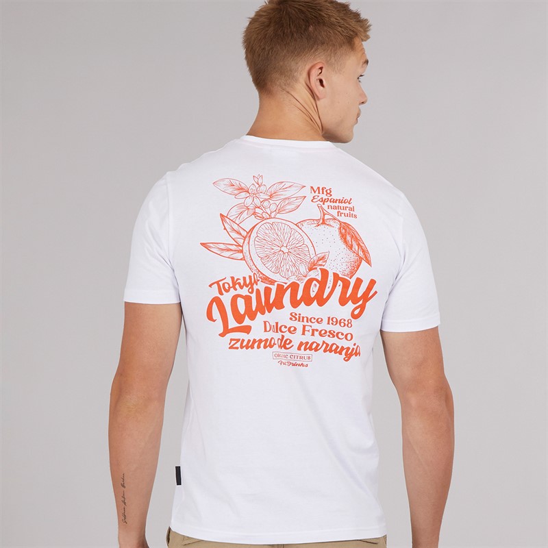 Tokyo Laundry Mens Arlington T-Shirt White