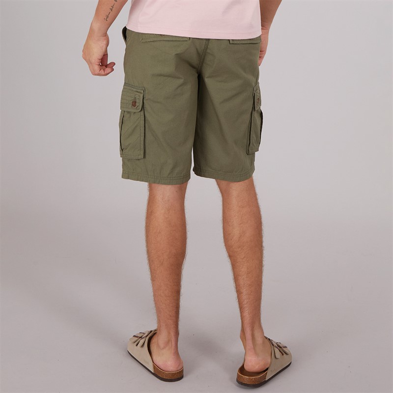 Tokyo Laundry Mens Scarista Shorts Olive
