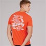 Tokyo Laundry Mens Arlington T-Shirt Orange