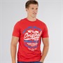 Tokyo Laundry Mens Montrose T-Shirt Red
