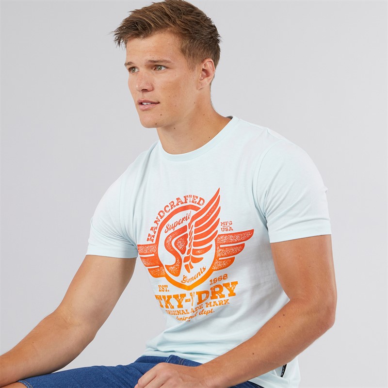 Tokyo Laundry Mens Debenham T-Shirt Blue