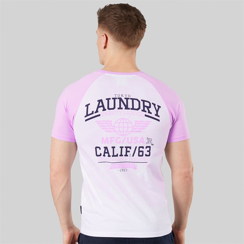 Tokyo Laundry Mens Makita T-Shirt Lilac