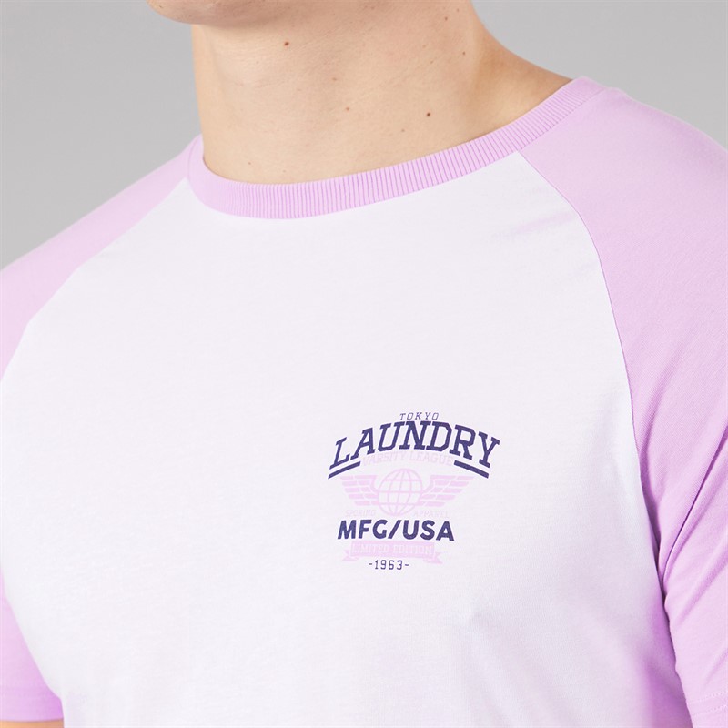 Tokyo Laundry Mens Makita T-Shirt Lilac