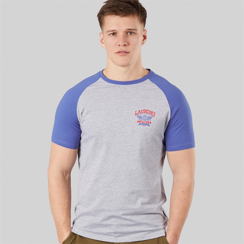 Tokyo Laundry Mens Men's Makita T-Shirt Blue