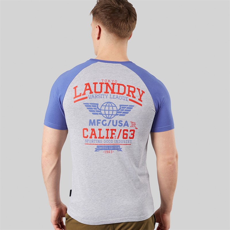 Tokyo Laundry Mens Men's Makita T-Shirt Blue