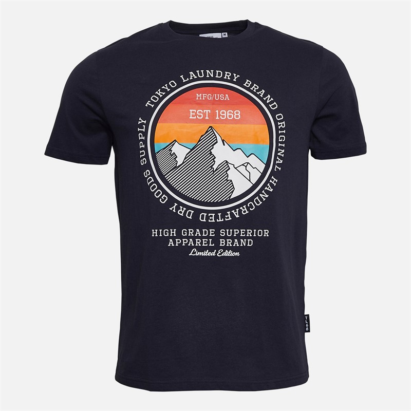Tokyo Laundry Mens Allstar Three Pack Graphic T-Shirts Multi