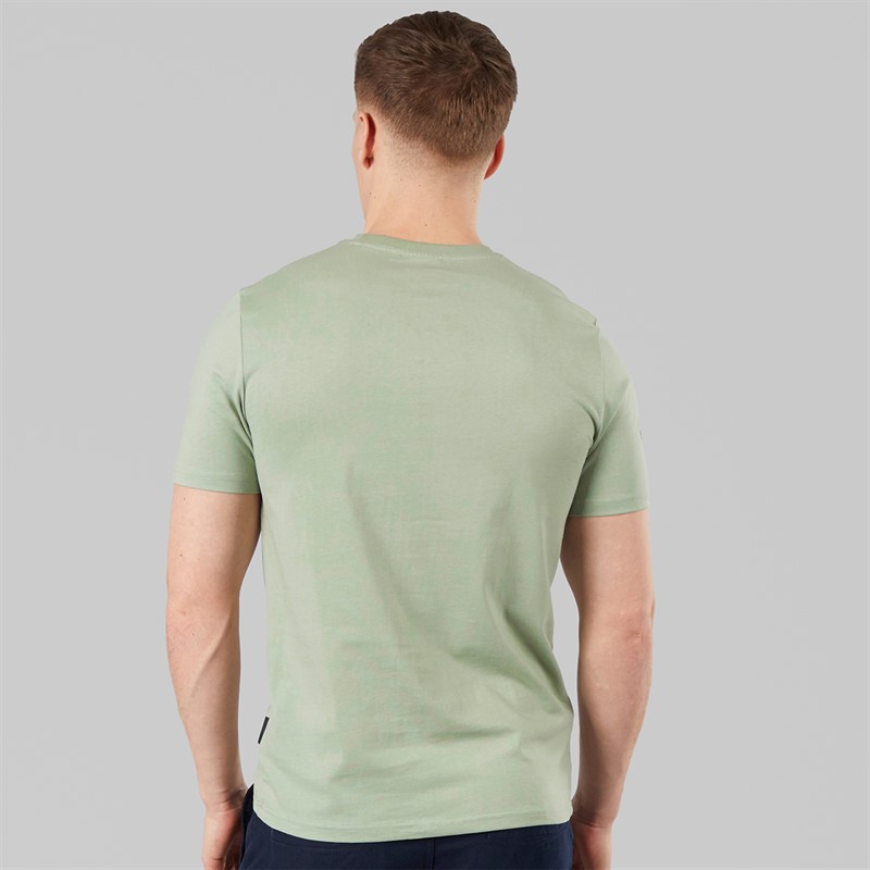 Tokyo Laundry Mens Men's Carcle T-Shirt Sage