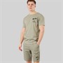 Tokyo Laundry Mens Tamanna T-Shirt And Jersey Shorts Set Seagrass