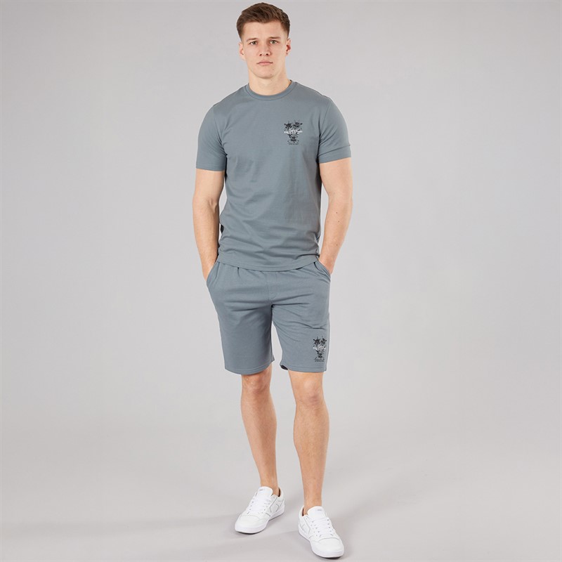 Tokyo Laundry Mens Talmai T-Shirt Cool Grey