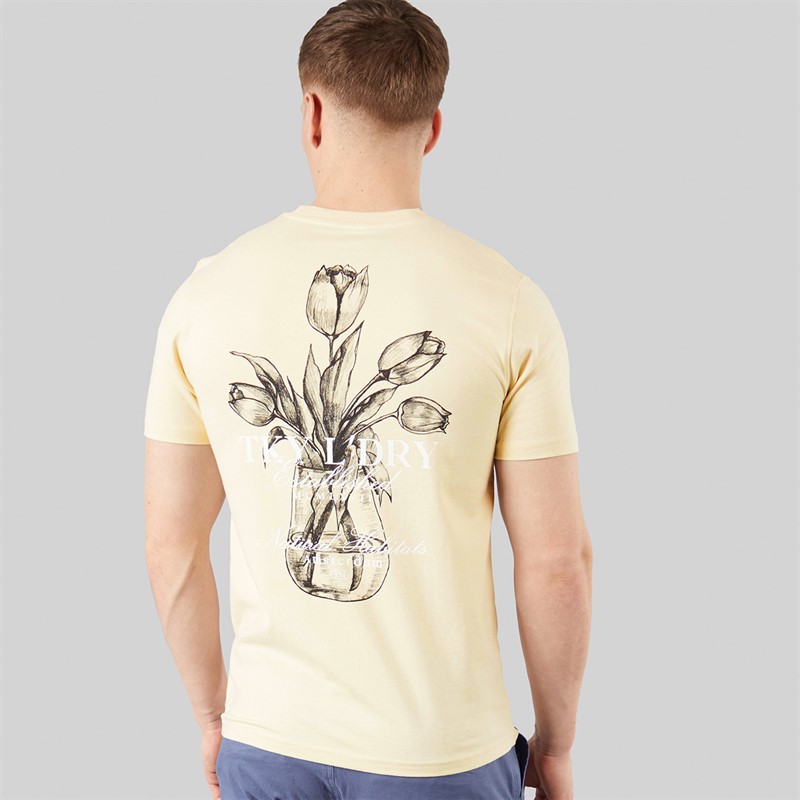 Tokyo Laundry Mens Tassos T-Shirt Sand