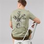 Tokyo Laundry Mens Tassos T-Shirt Seagrass