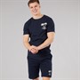 Tokyo Laundry Mens Men's Tamanna T-Shirt And Jersey Shorts Co-Ord Set Set Sky Captain Navy