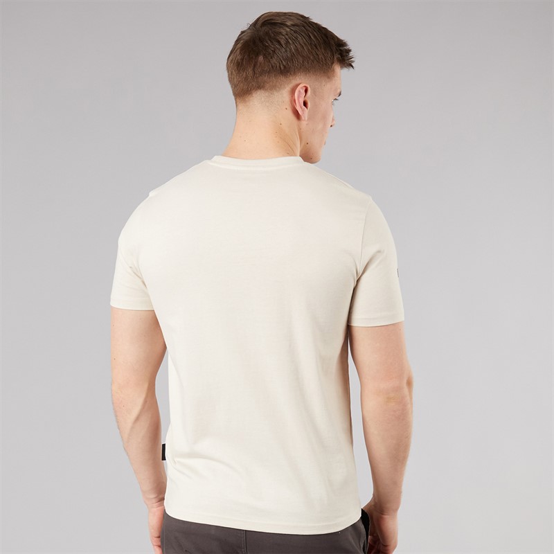 Tokyo Laundry Mens Men's Carcle T-Shirt Stone