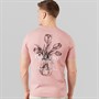 Tokyo Laundry Mens Tassos T-Shirt Pink