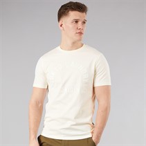Tokyo Laundry Mens Lewes T-Shirt Cream